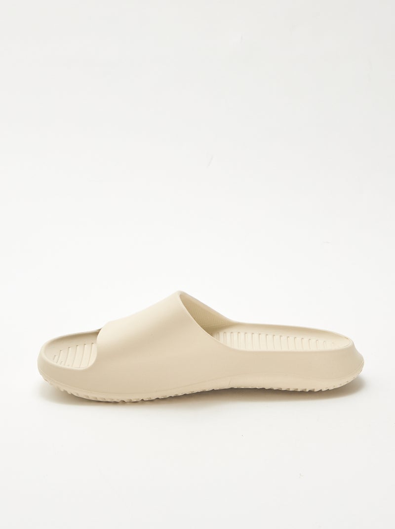 Chanclas de piscina con plataforma Blanco - Kiabi