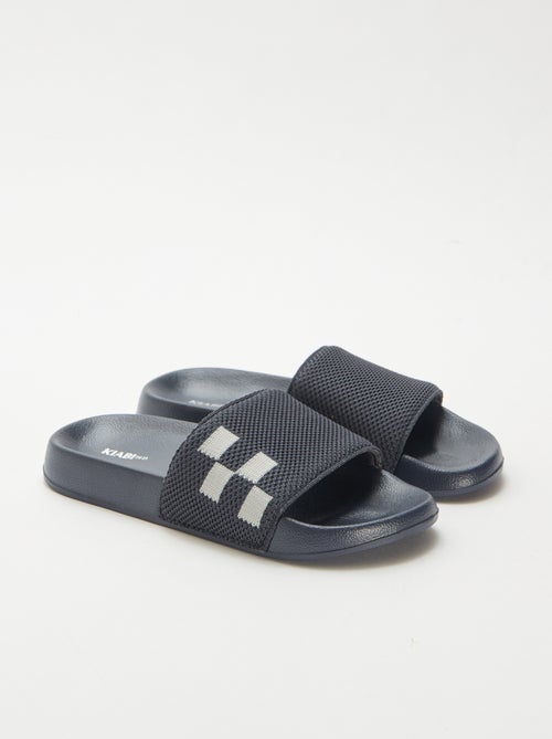 Chanclas de piscina con tira de malla - Kiabi