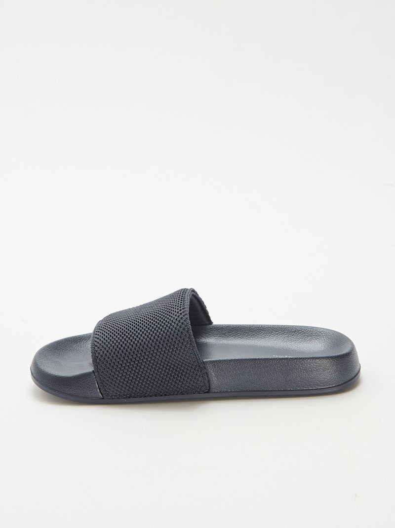 Chanclas de piscina con tira de malla Azul - Kiabi