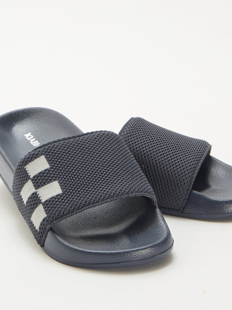 Chanclas de piscina con tira de malla Azul - Kiabi