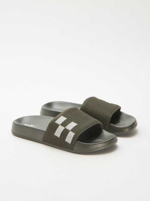 Chanclas de piscina con tira de malla - Kiabi