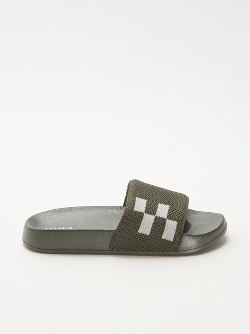 Chanclas de piscina con tira de malla - Kiabi