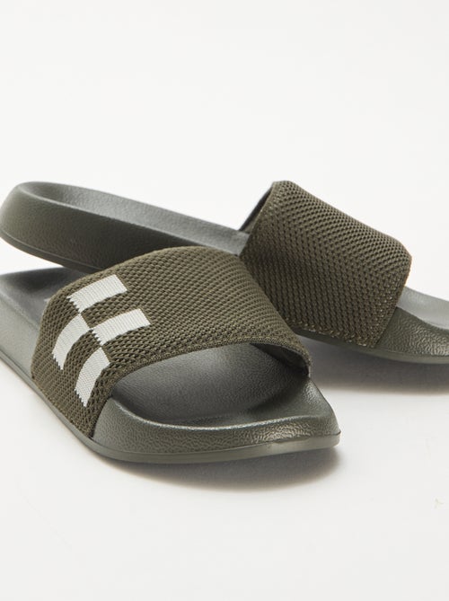 Chanclas de piscina con tira de malla - Kiabi