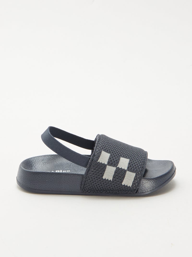 Chanclas de piscina elásticas Azul - Kiabi