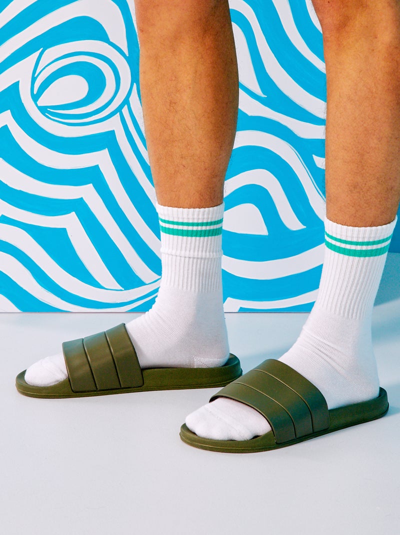 Chanclas de piscina KAKI - Kiabi