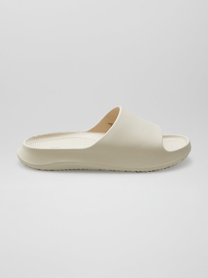 Chanclas de piscina monobloc BEIGE - Kiabi
