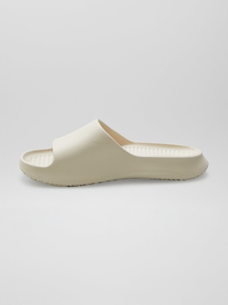 Chanclas de piscina monobloc BEIGE - Kiabi