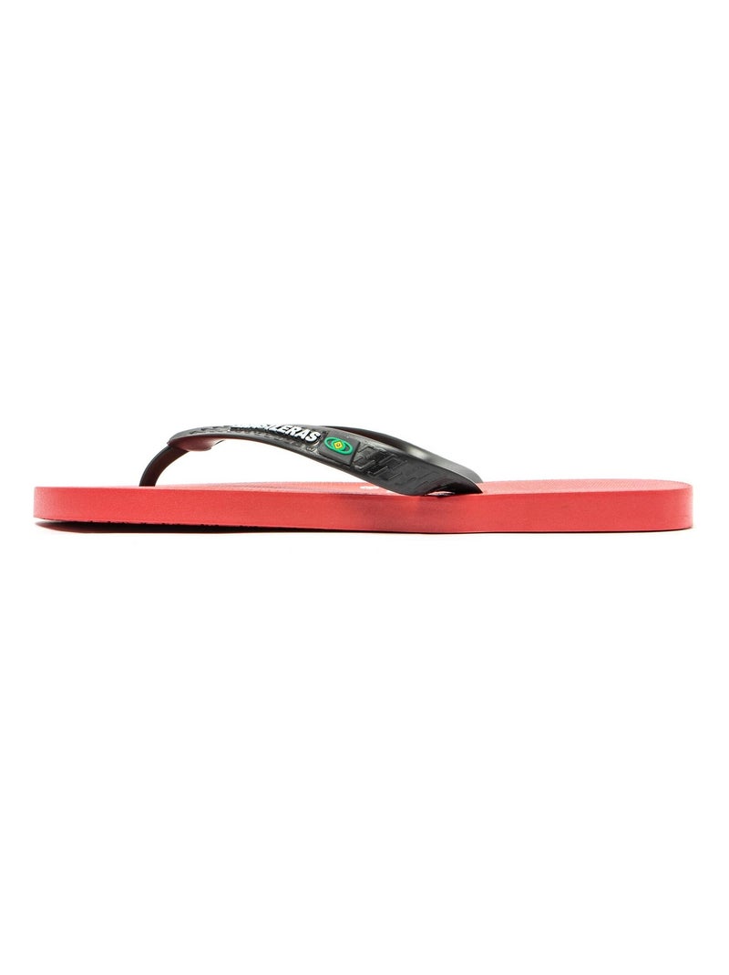Chanclas de playa brasileras de hombre con suela de goma antideslizante Blanco Rojo Negro - Kiabi