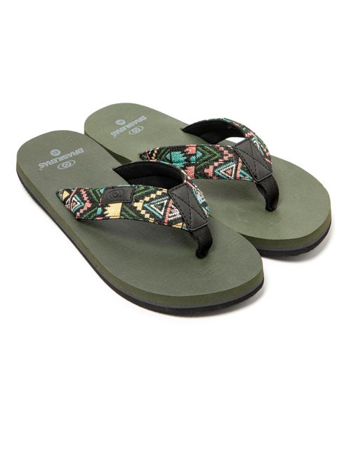 Chanclas de Playa Brasileras de Hombre con suela de goma Antideslizante - Kiabi