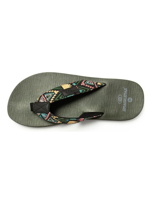 Chanclas de Playa Brasileras de Hombre con suela de goma Antideslizante - Kiabi