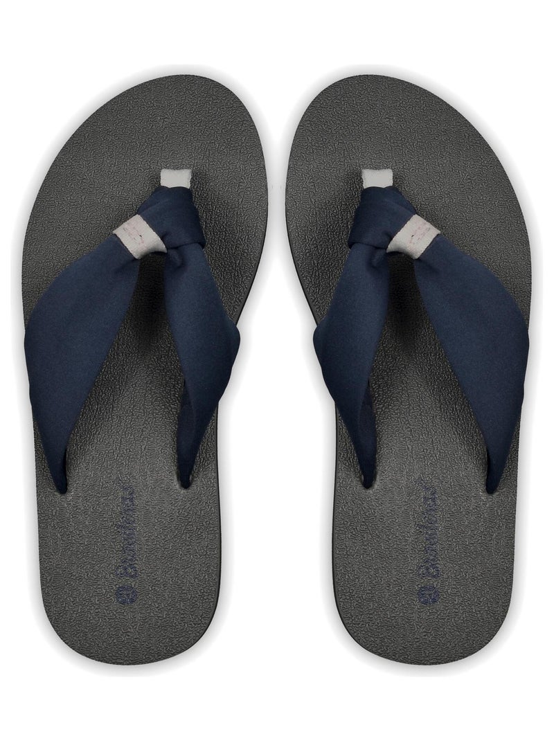 Chanclas de Playa Brasileras de Mujer Azul oscuro - Kiabi