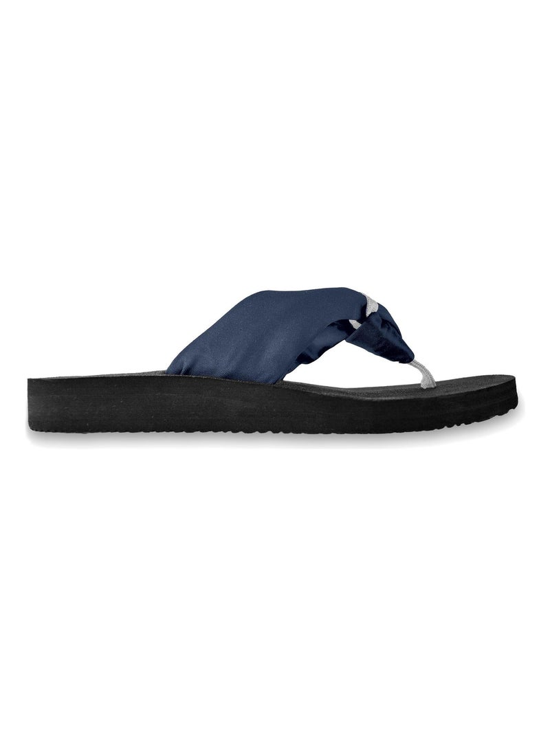 Chanclas de Playa Brasileras de Mujer Azul oscuro - Kiabi