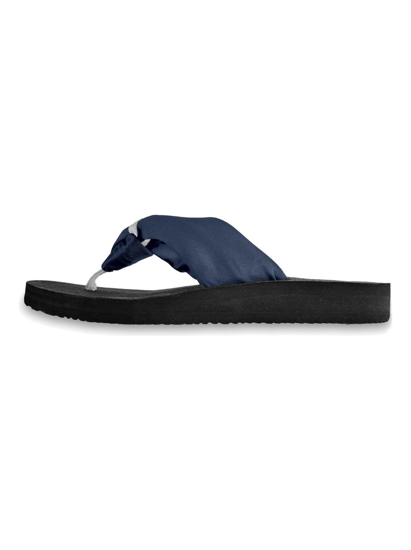 Chanclas de Playa Brasileras de Mujer Azul oscuro - Kiabi
