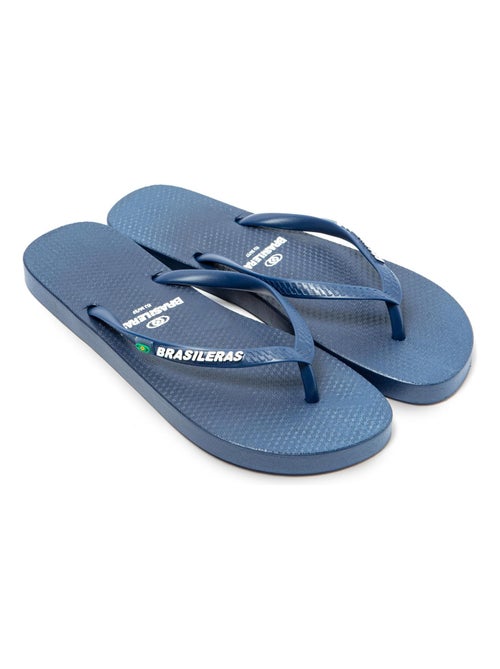 Chanclas de Playa Brasileras de Mujer con suela de goma Antideslizante - Kiabi