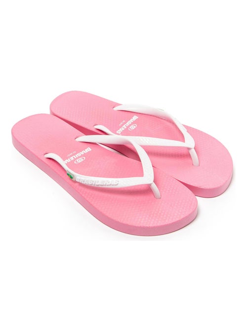 Chanclas de Playa Brasileras de Mujer con suela de goma Antideslizante - Kiabi