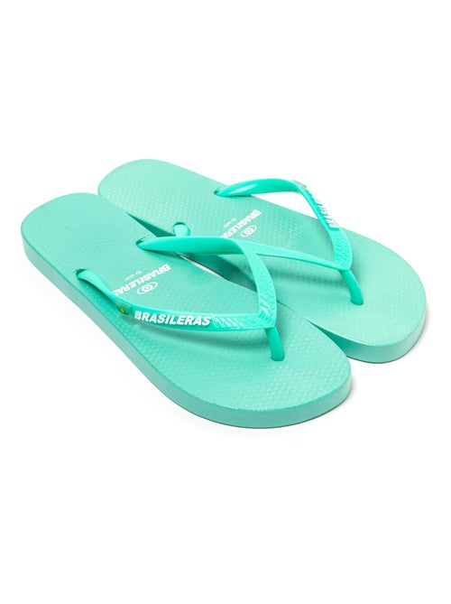 Chanclas de Playa Brasileras de Mujer con suela de goma Antideslizante - Kiabi