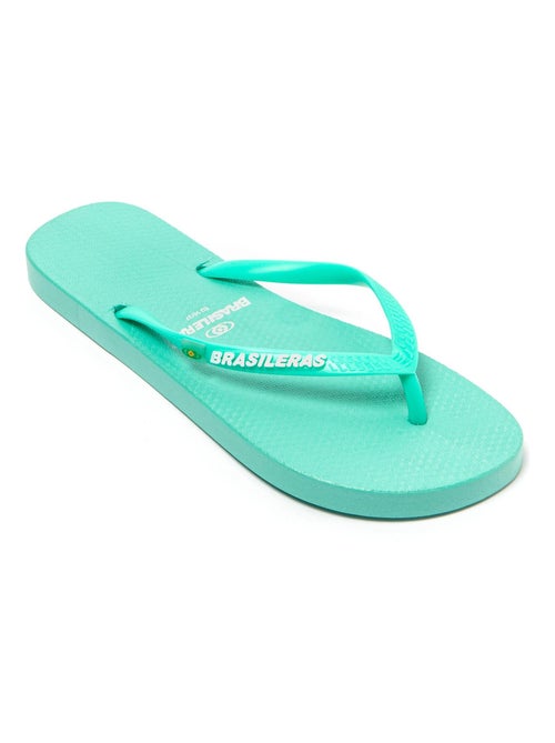 Chanclas de Playa Brasileras de Mujer con suela de goma Antideslizante - Kiabi