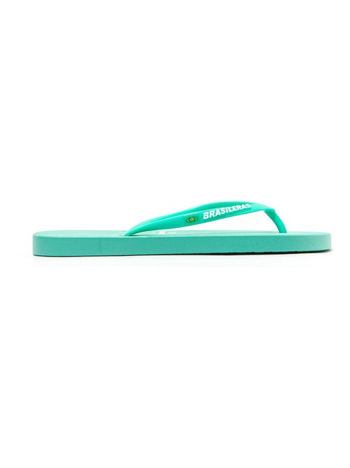Chanclas de Playa Brasileras de Mujer con suela de goma Antideslizante - Kiabi
