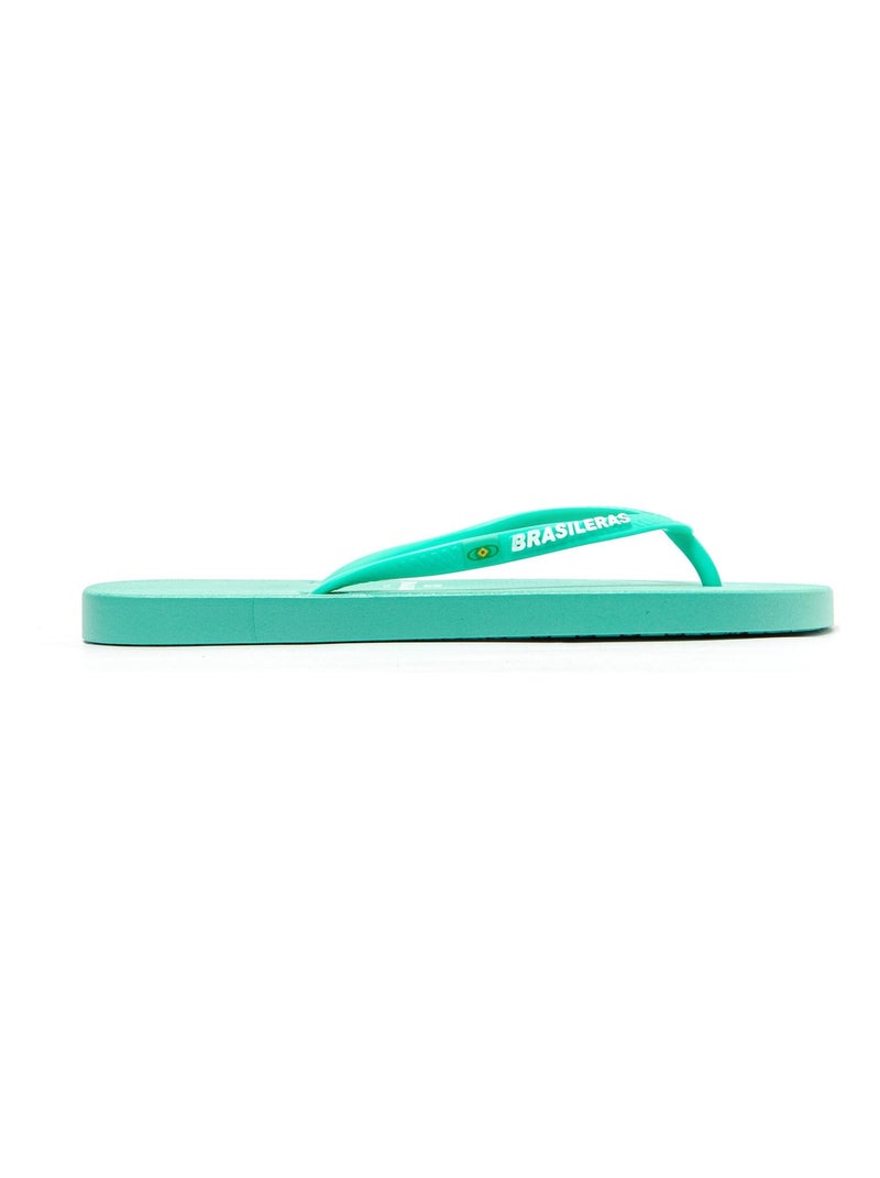 Chanclas de Playa Brasileras de Mujer con suela de goma Antideslizante Verde claro - Kiabi