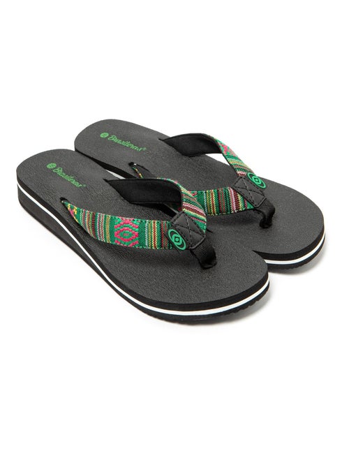 Chanclas de Playa Brasileras de Mujer con suela de goma Antideslizante - Kiabi