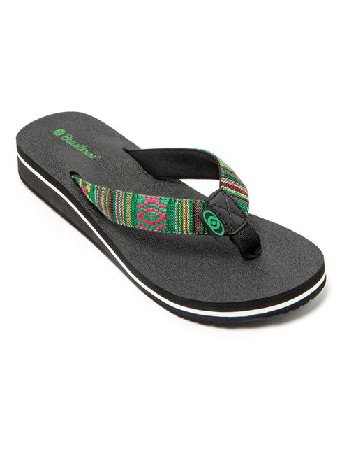 Chanclas de Playa Brasileras de Mujer con suela de goma Antideslizante - Kiabi
