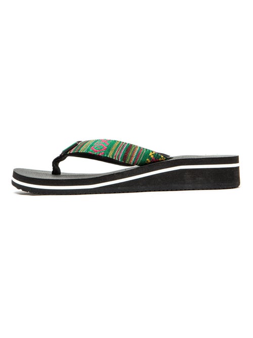 Chanclas de Playa Brasileras de Mujer con suela de goma Antideslizante - Kiabi