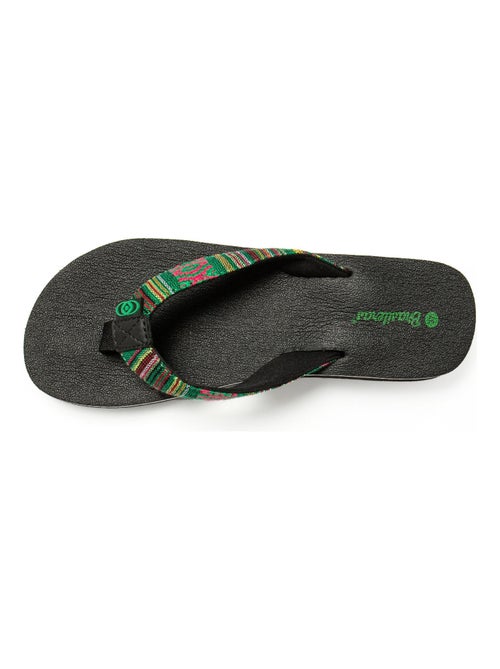 Chanclas de Playa Brasileras de Mujer con suela de goma Antideslizante - Kiabi