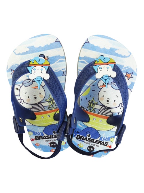 Chanclas de playa de bebes Brasileras con suela de goma - Kiabi