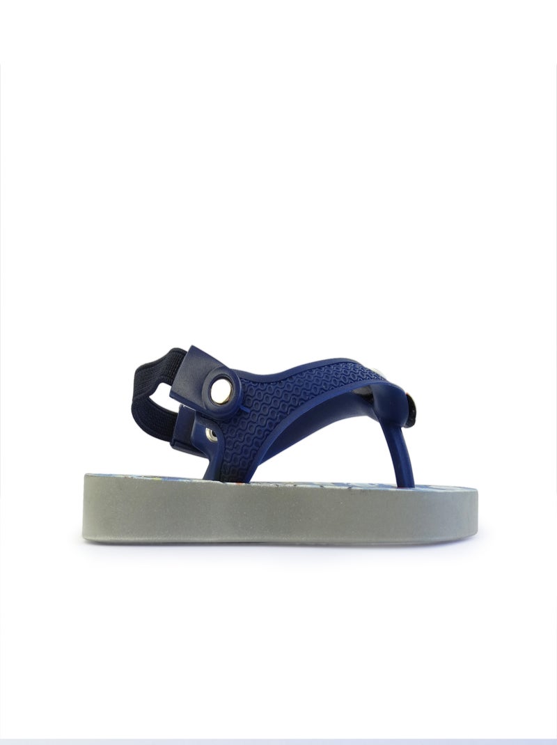 Chanclas de playa de bebes Brasileras con suela de goma Azul marino - Kiabi