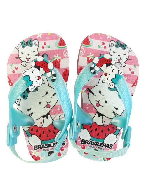 Chanclas de playa de bebes Brasileras con suela de goma - Kiabi