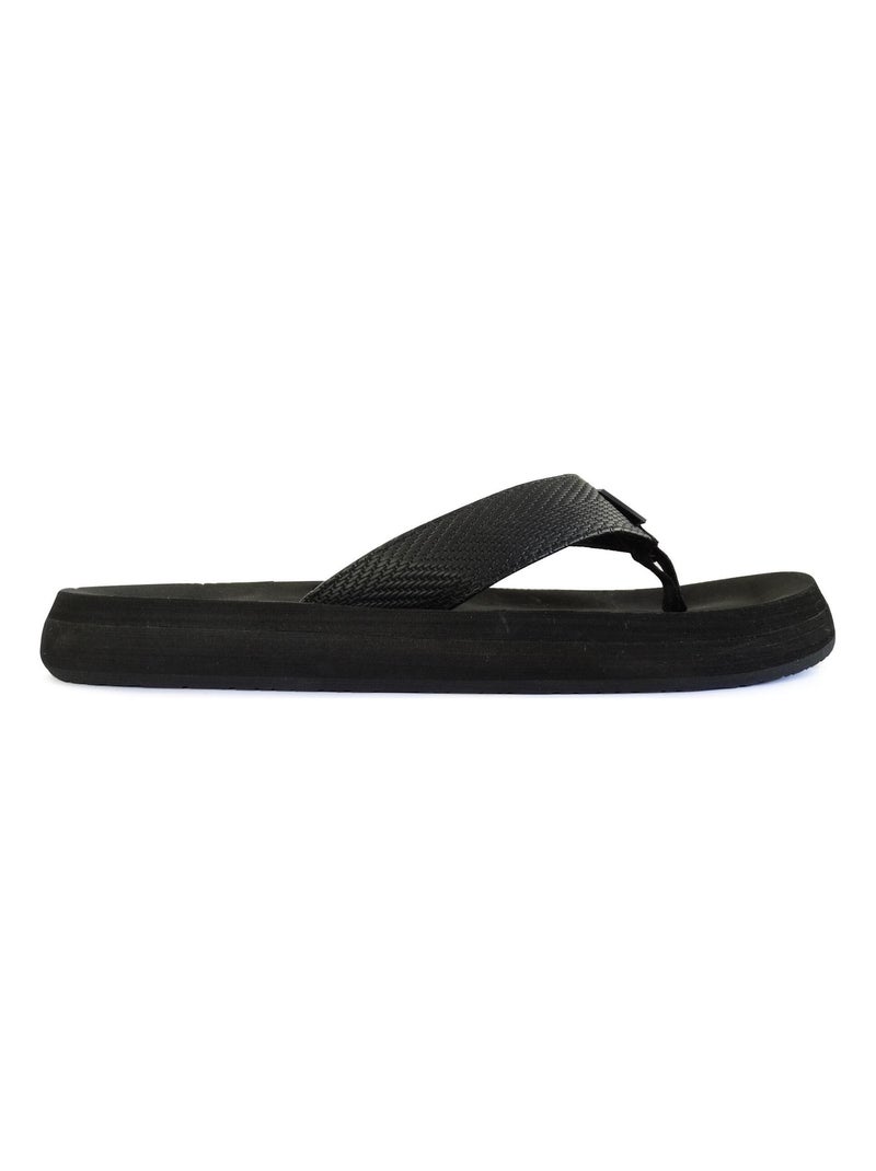 Chanclas de playa de hombre Brasileras con suela de goma Negro - Kiabi