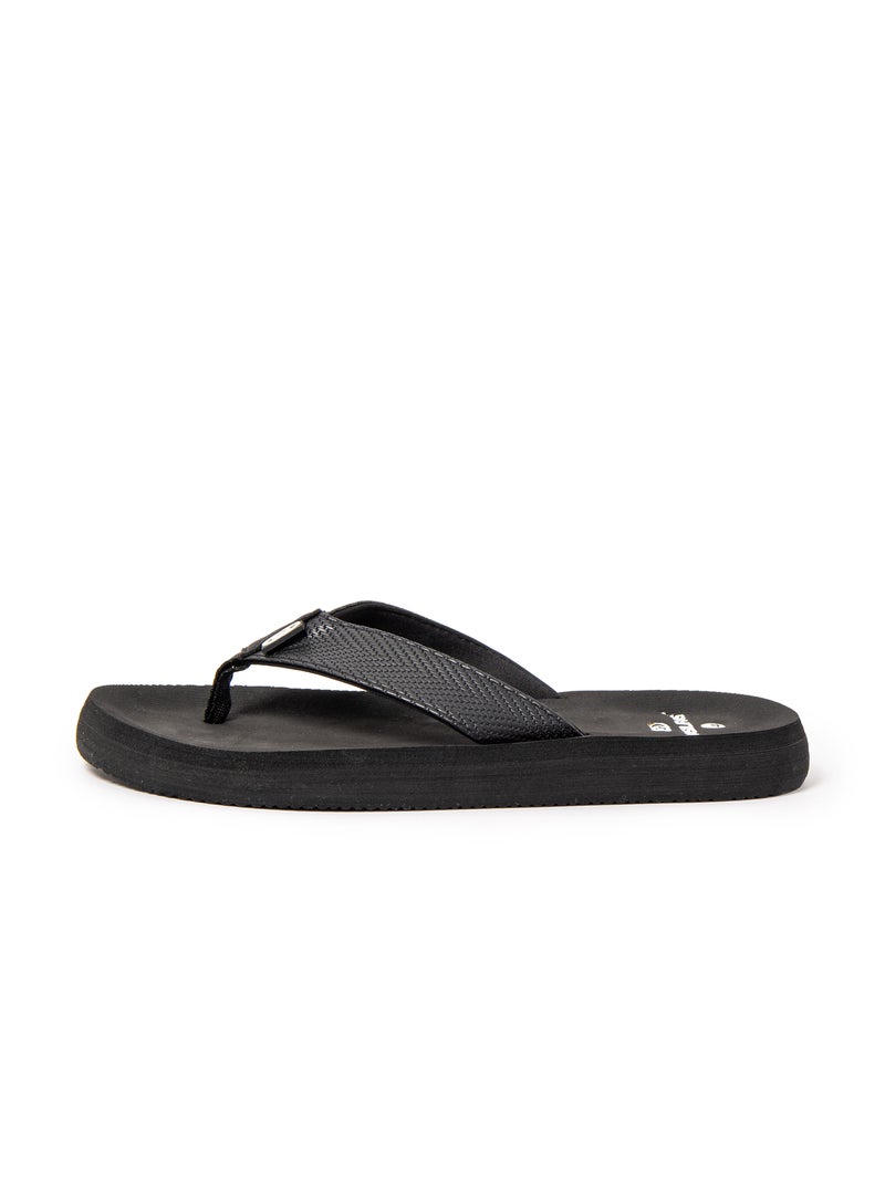Chanclas de playa de hombre Brasileras con suela de goma Negro - Kiabi