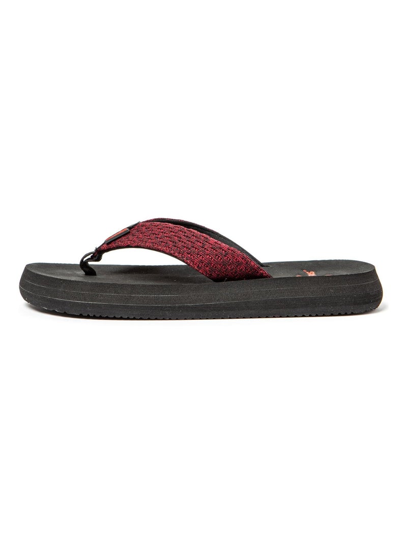 Chanclas de Playa de Hombre con suela de goma Burdeos - Kiabi