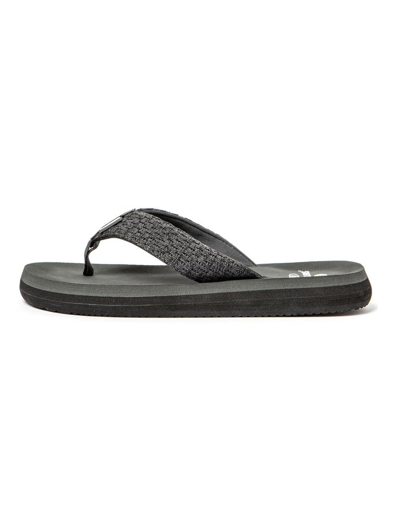 Chanclas de Playa de Hombre con suela de goma Gris gris - Kiabi
