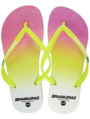 Chanclas de playa de mujer Brasileras con suela de goma