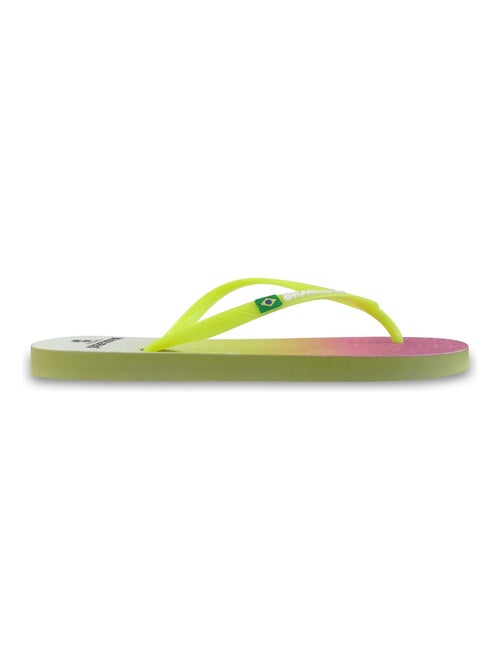 Chanclas de playa de mujer Brasileras con suela de goma - Kiabi