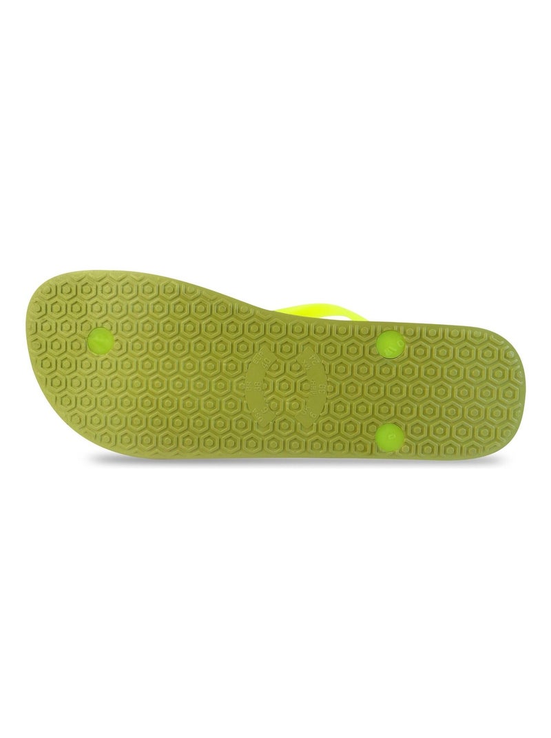 Chanclas de playa de mujer Brasileras con suela de goma Amarillo - Kiabi