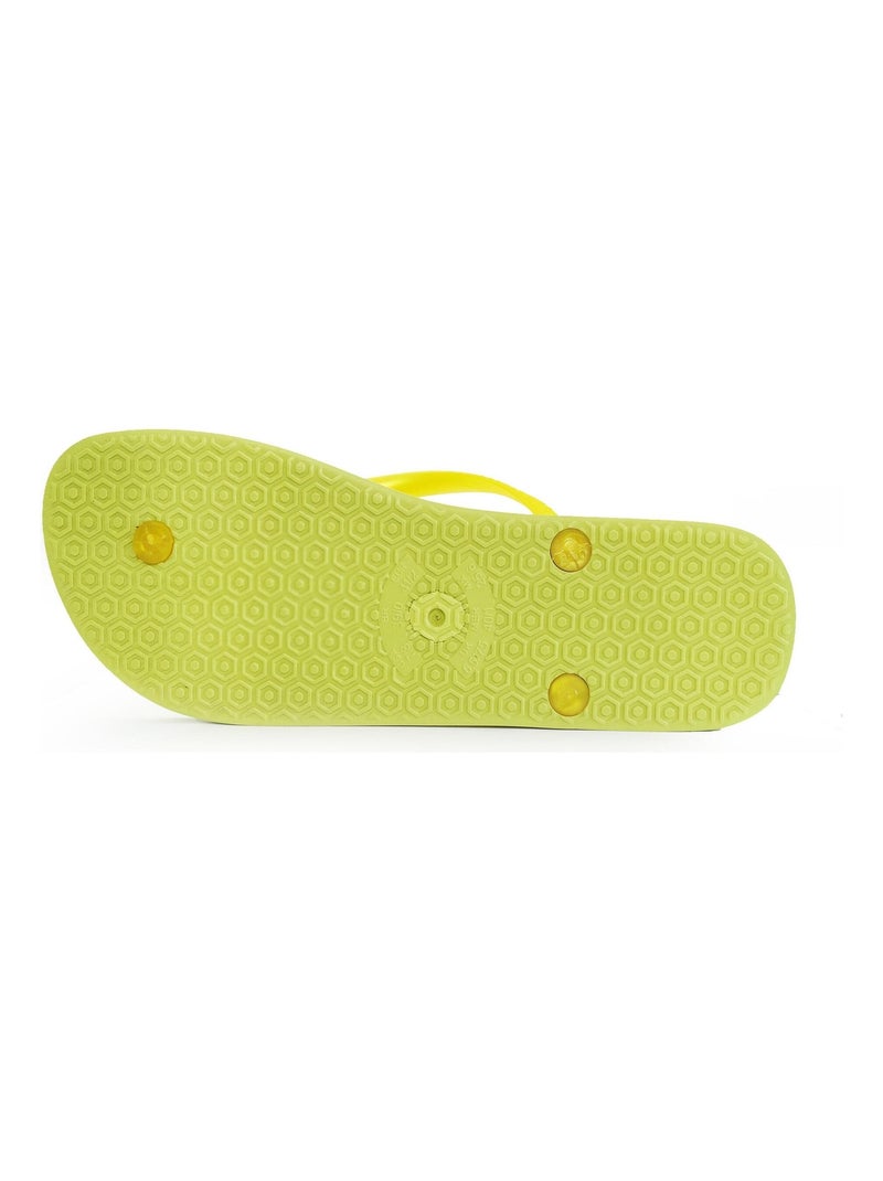 Chanclas de playa de mujer Brasileras con suela de goma Amarillo - Kiabi