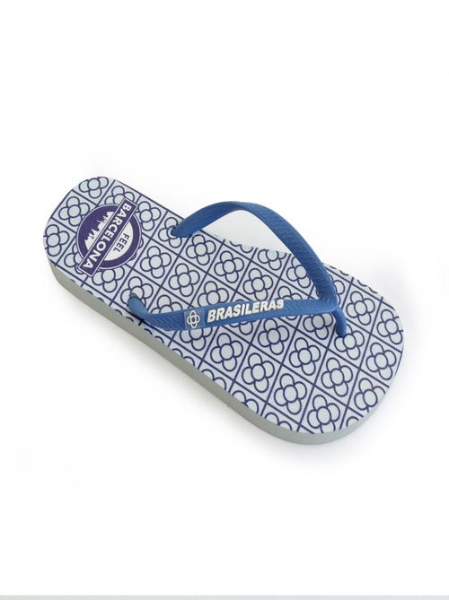 Chanclas de playa de mujer Brasileras con suela de goma - Kiabi