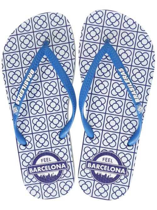 Chanclas de playa de mujer Brasileras con suela de goma - Kiabi