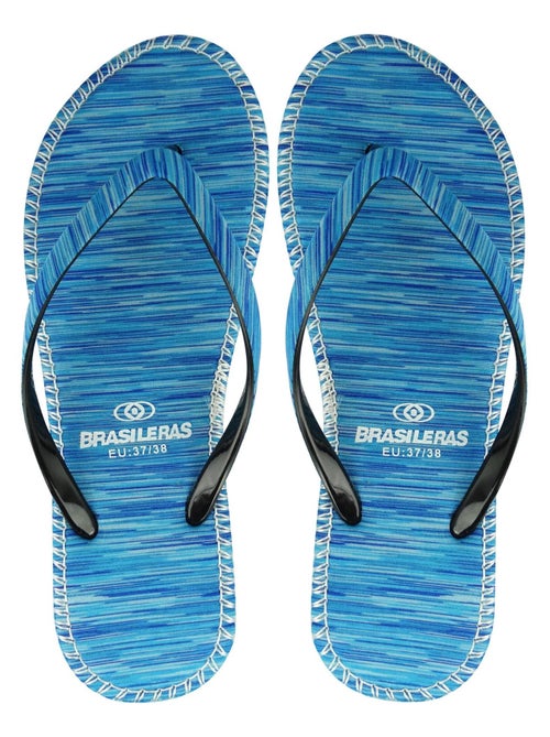 Chanclas de playa de mujer Brasileras con suela de goma - Kiabi