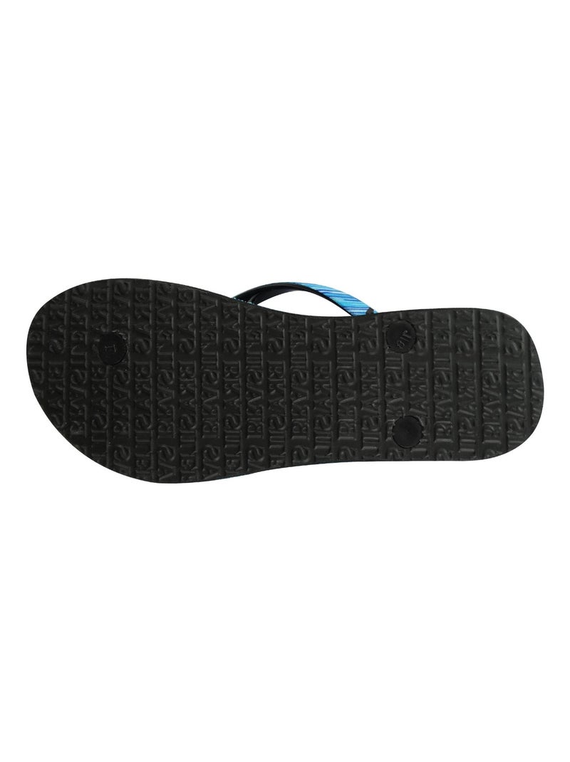 Chanclas de playa de mujer Brasileras con suela de goma Azul - Kiabi