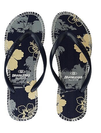 Chanclas de playa de mujer Brasileras con suela de goma