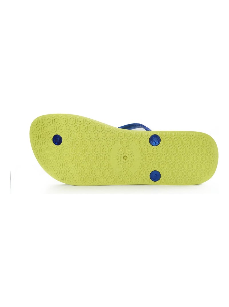 Chanclas de playa de mujer Brasileras con suela de goma Blanco Amarillo Azul - Kiabi