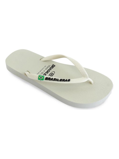 Chanclas de playa de mujer Brasileras con suela de goma - Kiabi
