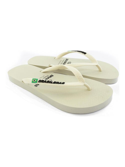 Chanclas de playa de mujer Brasileras con suela de goma - Kiabi