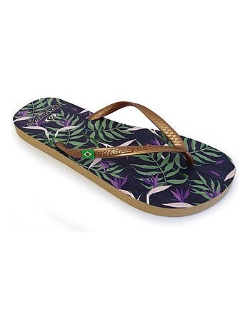 Chanclas de playa de mujer Brasileras con suela de goma