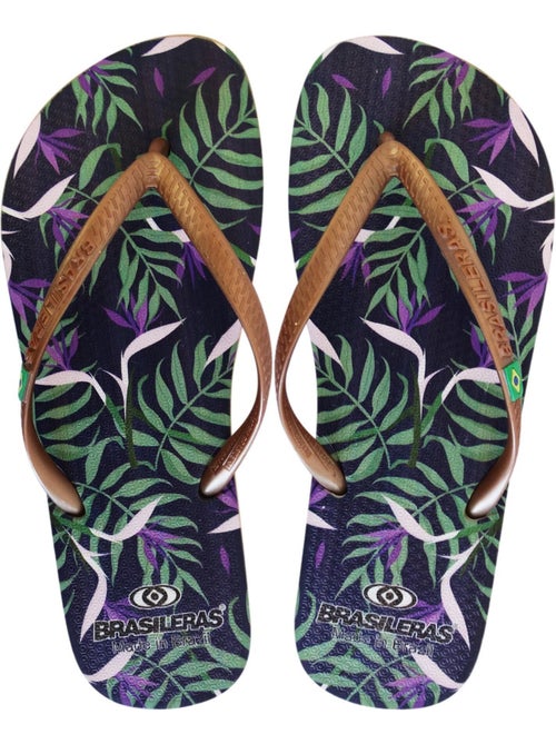 Chanclas de playa de mujer Brasileras con suela de goma - Kiabi