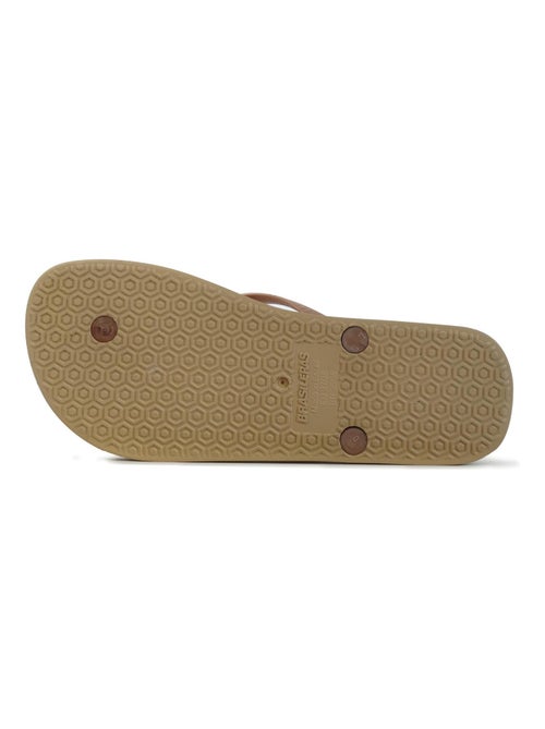 Chanclas de playa de mujer Brasileras con suela de goma - Kiabi