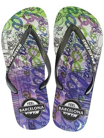 Chanclas de playa de mujer Brasileras con suela de goma